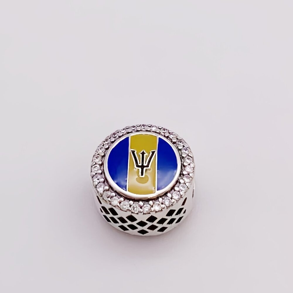Pandora Barbados Flag Exclusive Charm Bead
